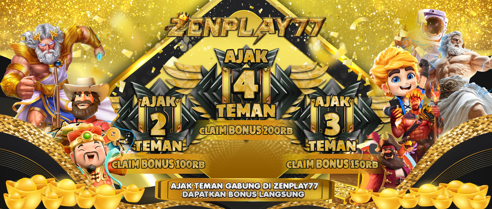 Refferral Ajak Teman Zenplay77
